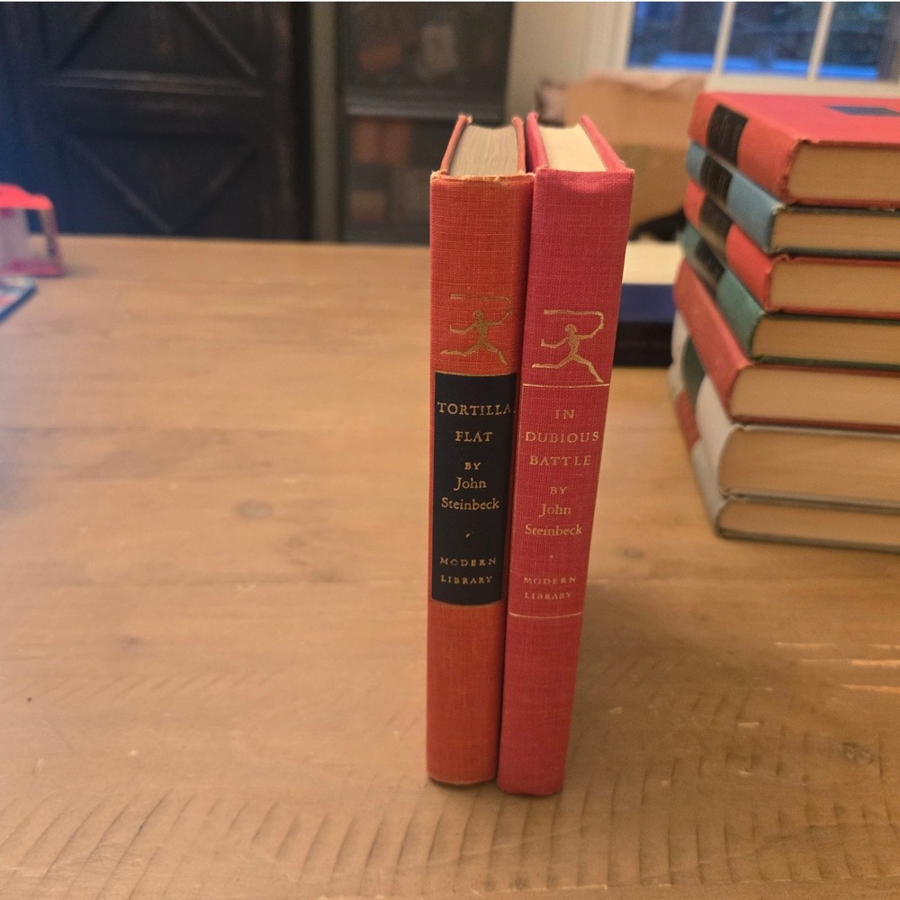 Modern Library John Steinbeck Tortilla Flat / In Dubious Battle Hardcover Books
